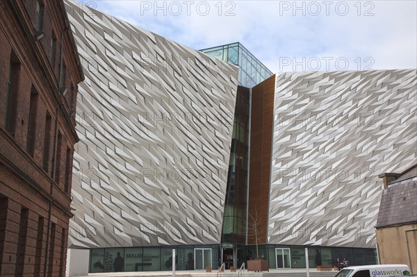 Titanic Quarter Visitor centre designed by Civic Arts & Eric R Kuhne.