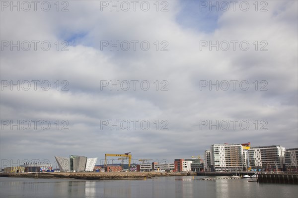 Titanic Quarter Visitor centre designed by Civic Arts & Eric R Kuhne.