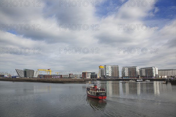 Titanic Quarter Visitor centre designed by Civic Arts & Eric R Kuhne