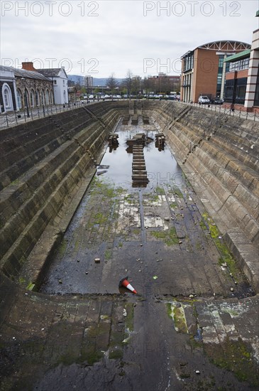 Clarendon Dock Disused dry dock.