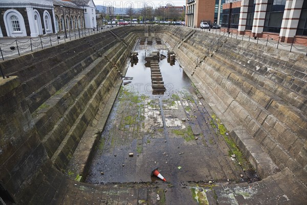 Clarendon Dock Disused dry dock.