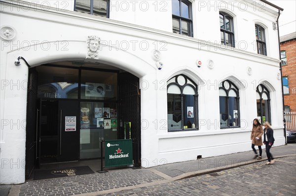 Cathedral Quarter The Black Box music venue in Hill Street.