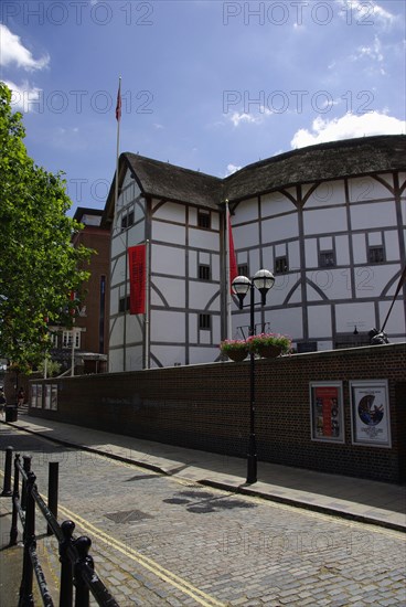 The Globe Theatre.