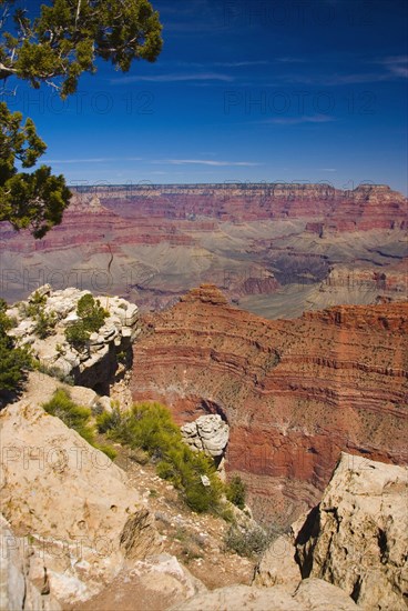 Grand Canyon. View across the Grand Canyon.