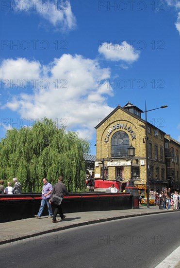 Camden Lock Outside view of Camden Lock.