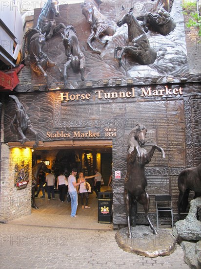 Camden Lock Entrance to The Market Stables at Camden Lock.