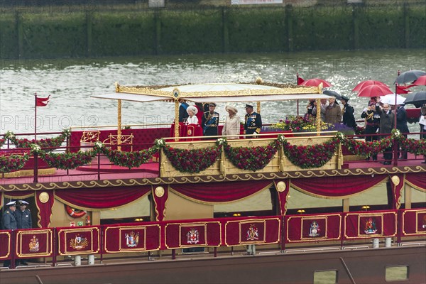 Thames Diamond Jubilee Pageant London UK