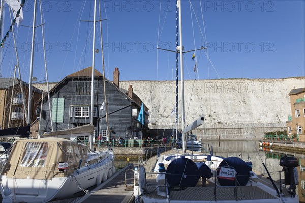 Boats for sale in the Marina.