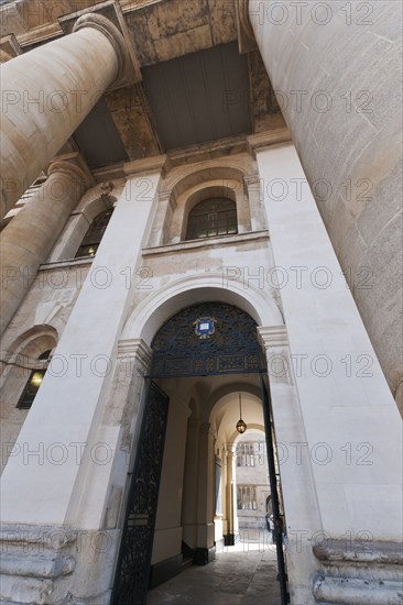 The Clarendon building designed by Nicolas Hawksmoor to house the University Press