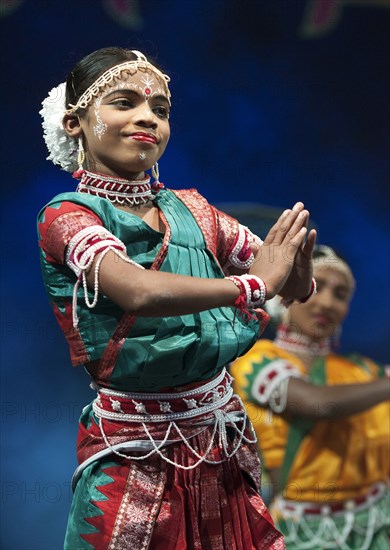 The Gotipuas from Orissa interpret the traditional Gotipuan dance in which young boys danced dressed as females.