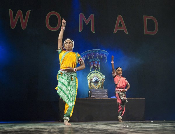 The Gotipuas from Orissa interpret the traditional Gotipuan dance in which young boys danced dressed as females.