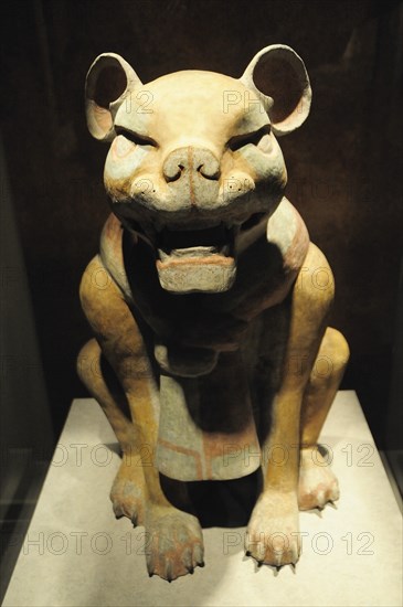 Mexico, Federal District, Mexico City, Museo Nacional de Antropologia Gran Jaguar 200 BC-200 AD.. Photo : Nick Bonetti