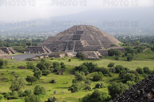 Mexico, Anahuac, Teotihuacan, Pyramid de la Luna.. Photo : Nick Bonetti