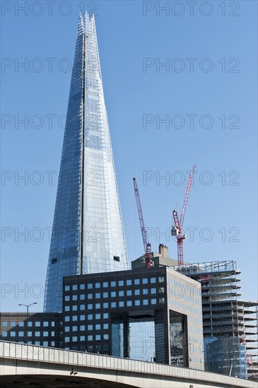 England, London, The Shard London Bridge. The Shard was opened in 2012 and is the tallest building in the European Union. Photo : Paul Tomlins