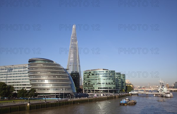 England, London, Southwark southbank The Shard skyscraper designed by Renzo Piano in the citys London Bridge Quarter. Photo : Stephen Rafferty