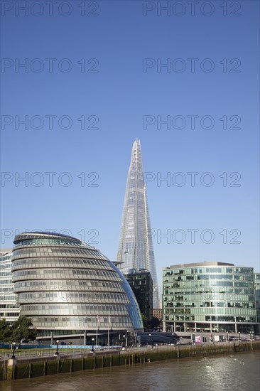 England, London, Southwark southbank The Shard skyscraper designed by Renzo Piano in the citys London Bridge Quarter. Photo : Stephen Rafferty