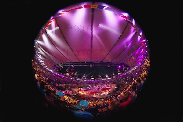 England, London, Stratford Olympic games closing ceremony. Photo : Sean Aidan