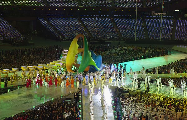 England, London, Stratford Olympic games closing ceremony. Photo : Sean Aidan