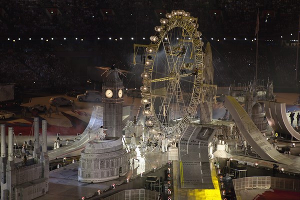 England, London, Stratford Olympic games closing ceremony. Photo : Sean Aidan