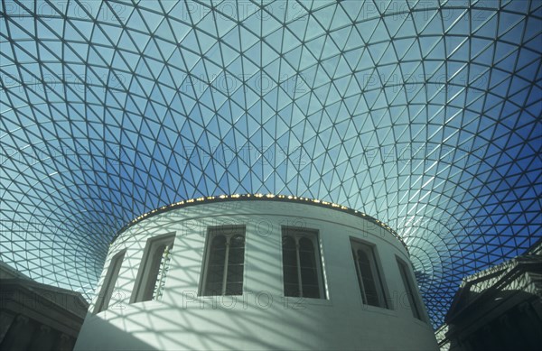 England, London, Interior of the Great Court and Reading Room domed roof designed by Sydney Smirke. 
Photo Sean Aidan / Eye Ubiquitous