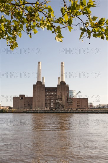 England, London, Battersea Power Station beside the River Thames. 
Photo Mel Longhurst / Eye Ubiquitous