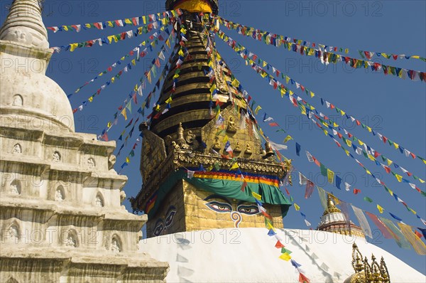 Nepal, Kathmandu, Swayambunath Monkey Temple. 
Photo Nic I Anson / Eye Ubiquitous