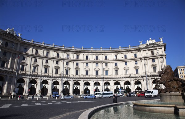 Italy, Lazio, Rome, Piazza della Repubblica detail of the Fountain of the Naiads. 
Photo Stephen Rafferty / Eye Ubiquitous