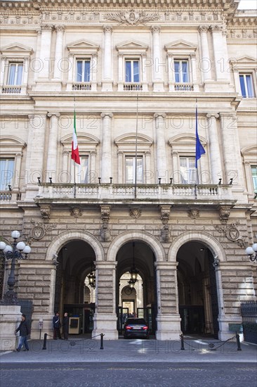 Italy, Lazio, Rome, Palazzo Koch home to the Banca DItalia on Via Nazionale. 
Photo Stephen Rafferty / Eye Ubiquitous