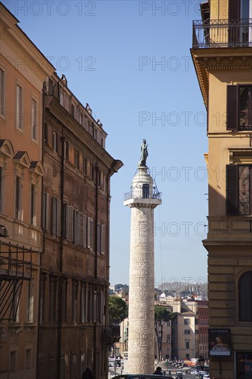 Italy, Lazio, Rome, Trajans Column near Quirinal Hill. 
Photo Stephen Rafferty / Eye Ubiquitous