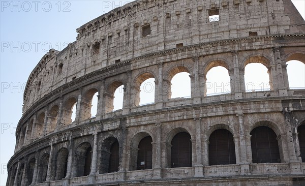 Italy, Lazio, Rome, View of the the ancient Roman Coliseum ruins. 
Photo Stephen Rafferty / Eye Ubiquitous