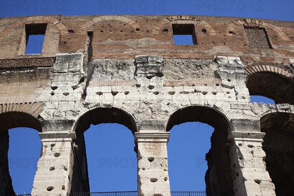 Italy, Lazio, Rome, View of the the ancient Roman Coliseum ruins. 
Photo Stephen Rafferty / Eye Ubiquitous