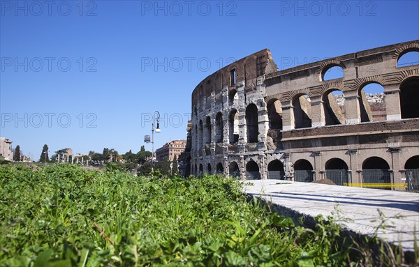 Italy, Lazio, Rome, View of the the ancient Roman Coliseum ruins. 
Photo Stephen Rafferty / Eye Ubiquitous