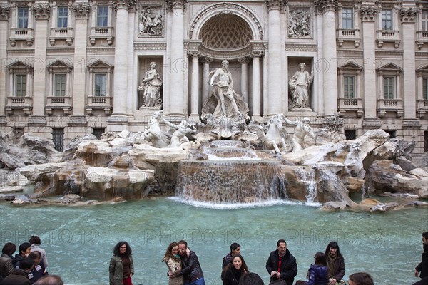 Italy, Lazio, Rome, Trevi fountain in Piazza de Trevi. 
Photo Stephen Rafferty / Eye Ubiquitous