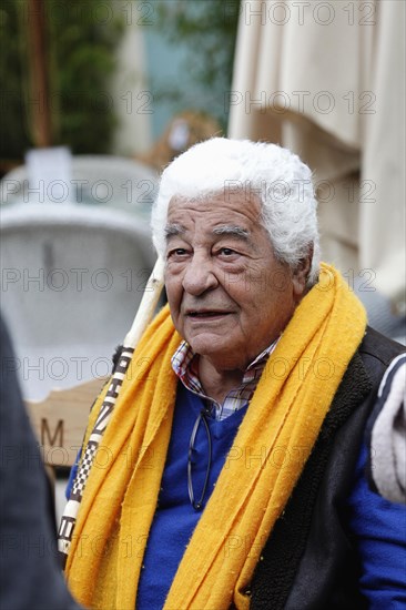 England, London, Antonio Carluccio at Chelsea Flower Show London 2013.