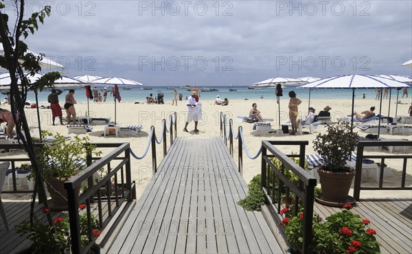 Cape Verde Islands, Sal Island, Santa Maria, Santa Maria Beach.