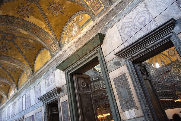 Turkey, Istanbul, Fatih, Sultanahmet, Haghia Sofia interior. 
Photo Stephen Rafferty