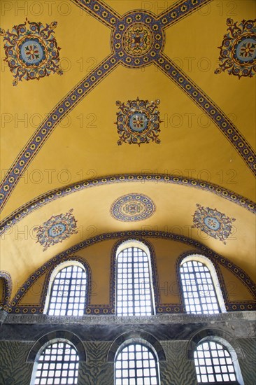 Turkey, Istanbul, Fatih, Sultanahmet, Haghia Sofia interior. 
Photo Stephen Rafferty