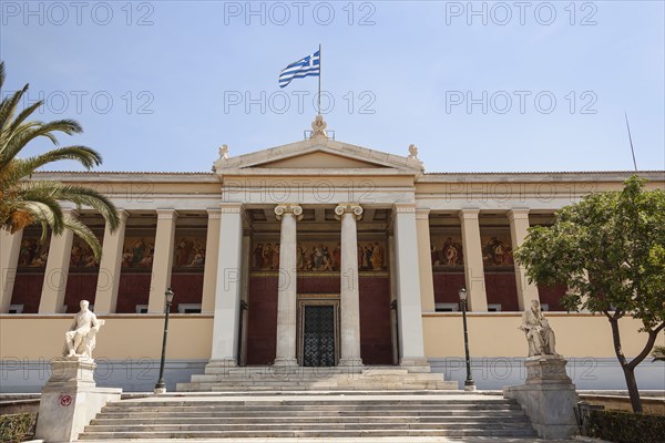 Greece, Attica, Athens, University of Athens. 
Photo Mel Longhurst