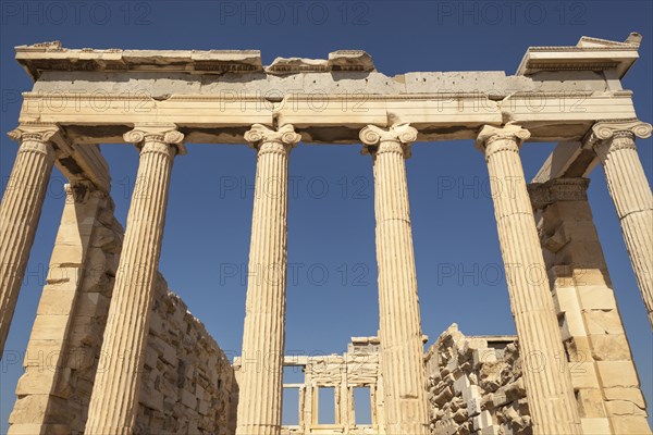 Greece, Attica, Athens, The Erechtheion, at the Acropolis. . 
Photo Mel Longhurst