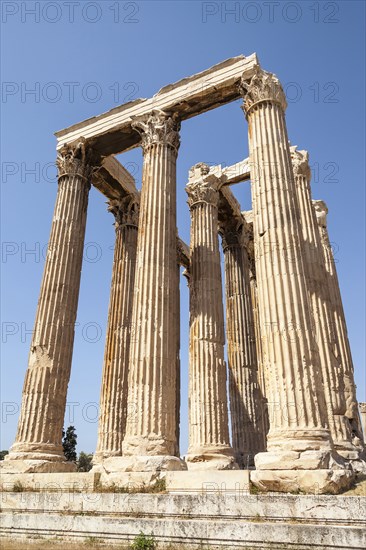 Greece, Attica, Athens, Temple of Olympian Zeus. 
Photo Mel Longhurst