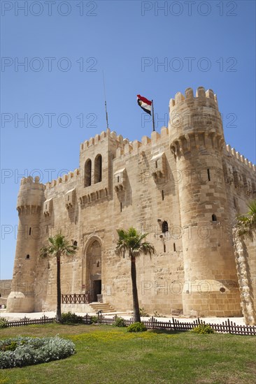 Egypt, Alexandria, Citadel of Qaitbay, also known as Fort of Qaitbay. 
Photo Mel Longhurst