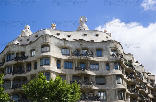 Spain, Catalonia, Barcelona, La Pedrera.