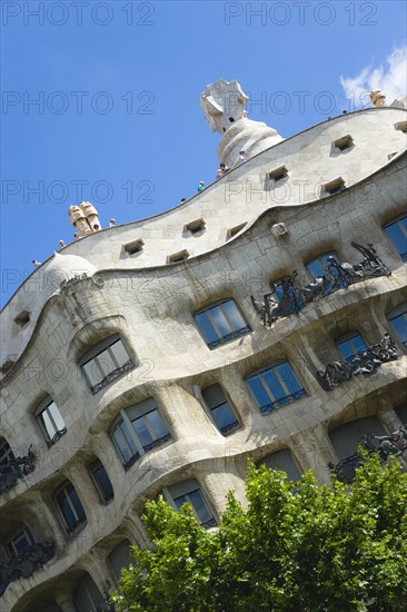 Spain, Catalonia, Barcelona, La Pedrera.