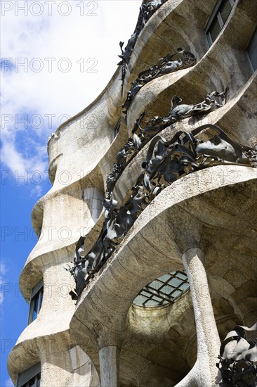 Spain, Catalonia, Barcelona, La Pedrera.