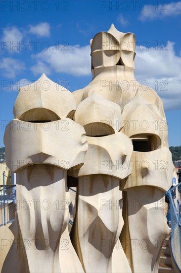 Spain, Catalonia, Barcelona, La Pedrera.