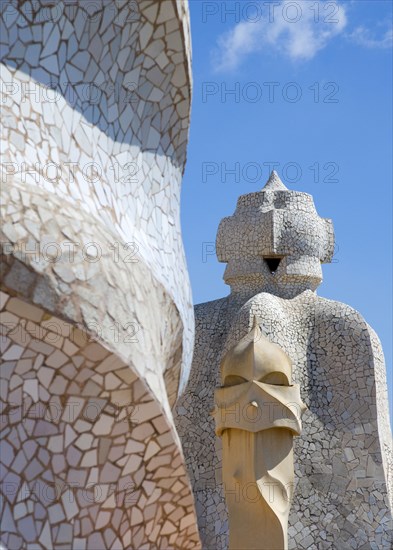 Spain, Catalonia, Barcelona, La Pedrera.