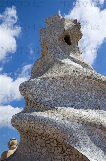 Spain, Catalonia, Barcelona, La Pedrera.