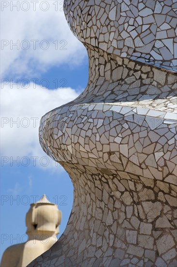 Spain, Catalonia, Barcelona, La Pedrera.