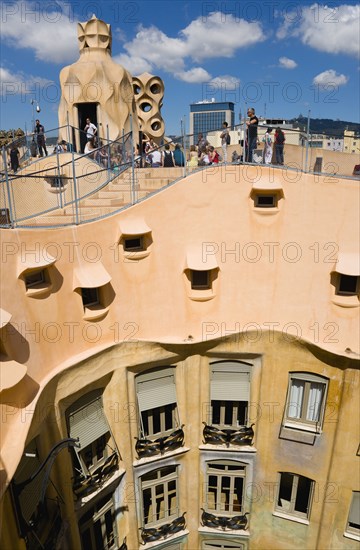 Spain, Catalonia, Barcelona, La Pedrera.