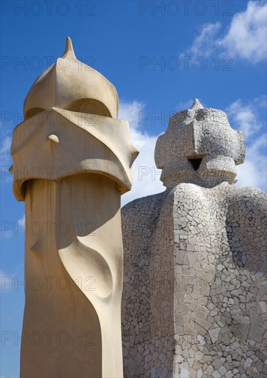 Spain, Catalonia, Barcelona, La Pedrera.